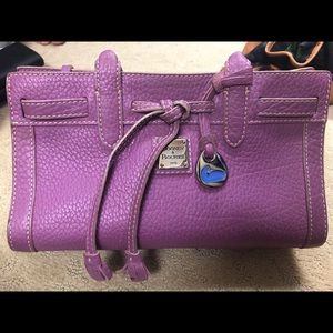 dooney & bourke purple bag